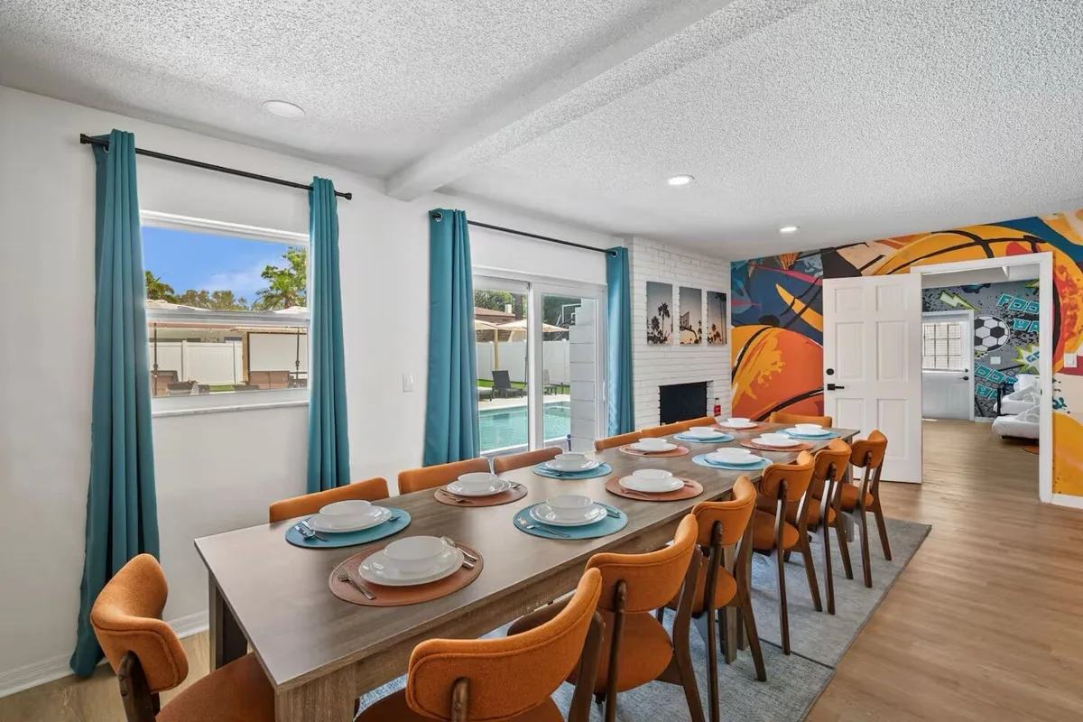 Dining area in an Arabella short-term rental home