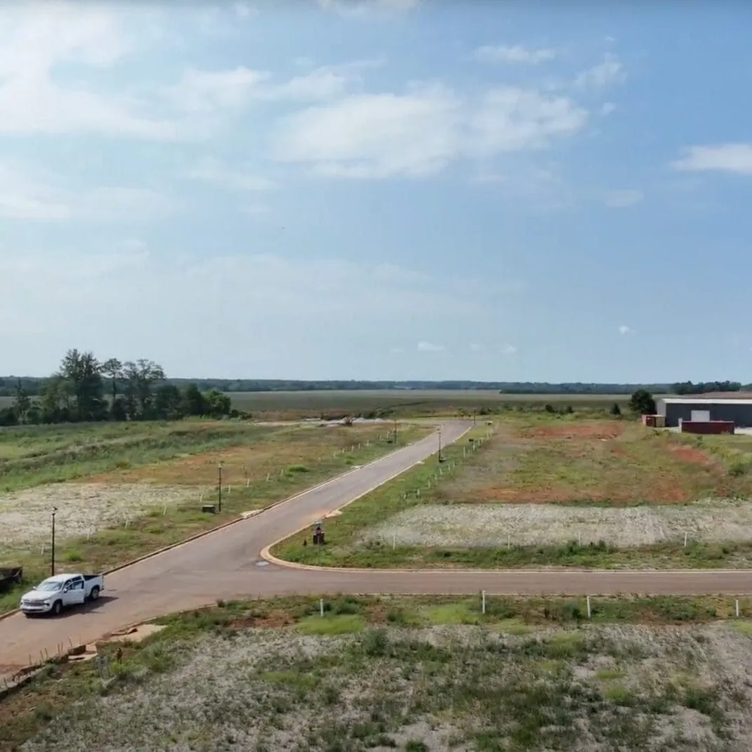 Emma at Arabella Village Phase I: aerial of site work