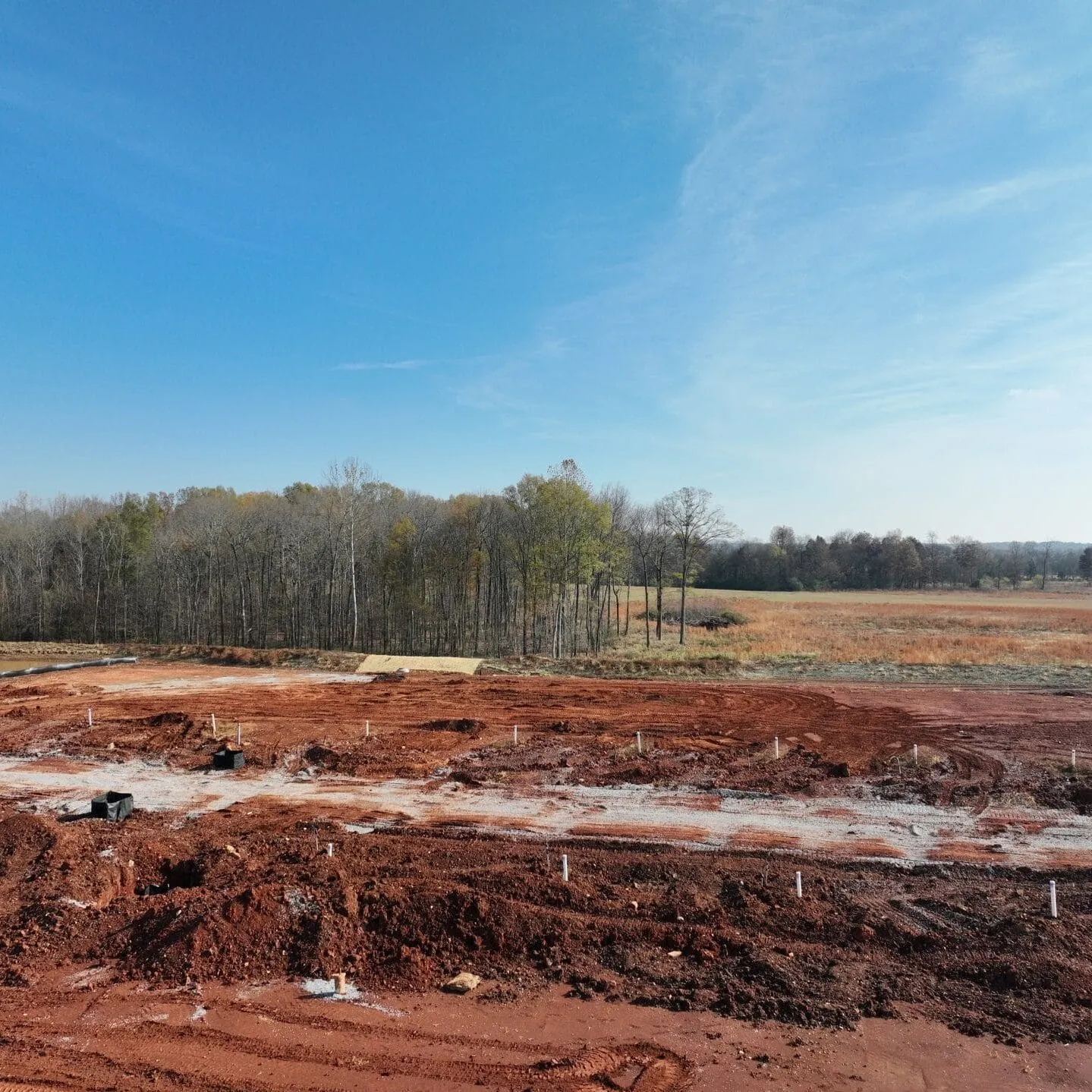 Emma at Arabella Village Phase I: aerial of site work