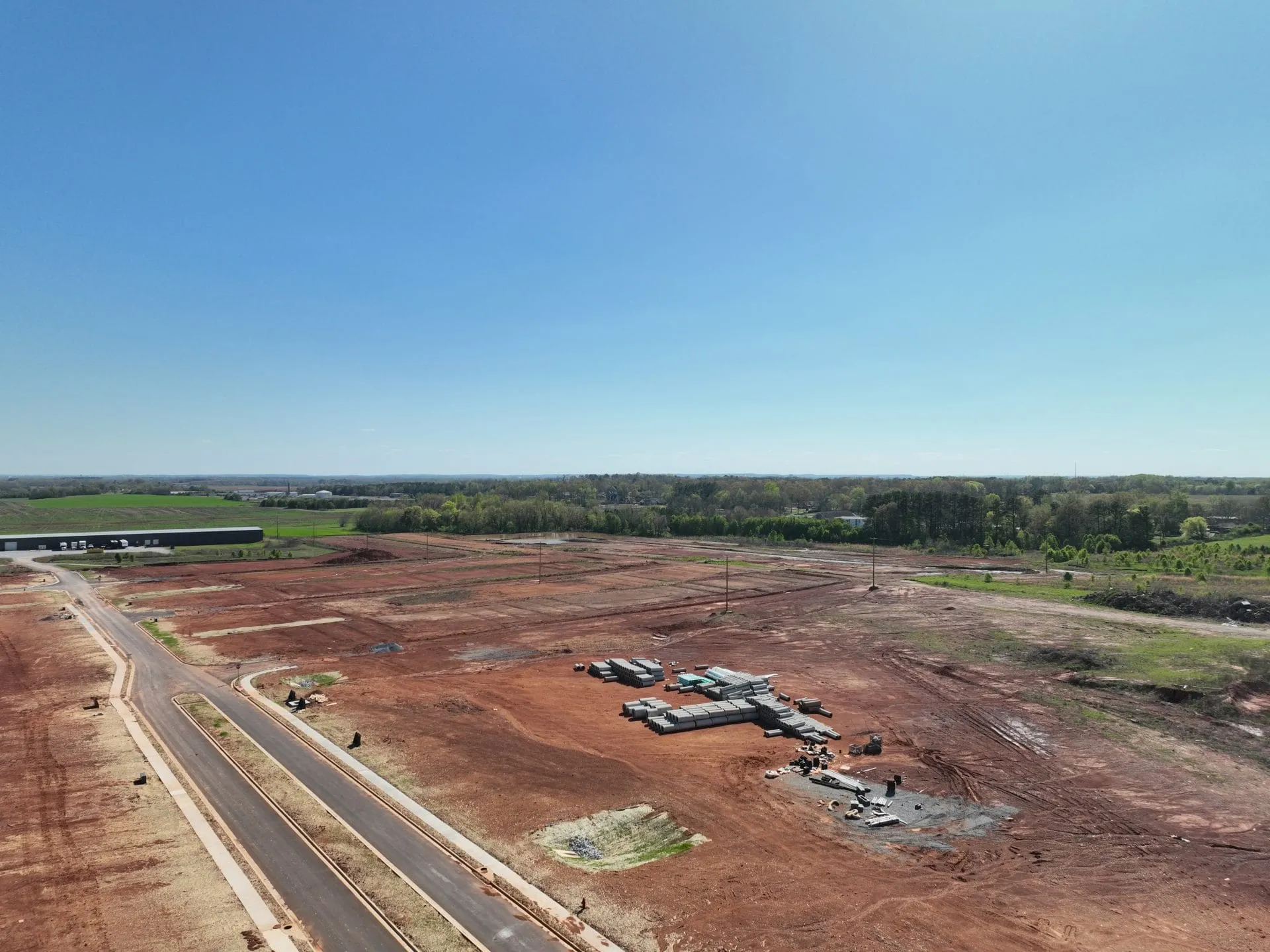 Emma at Arabella Village Phase II: aerial of site work