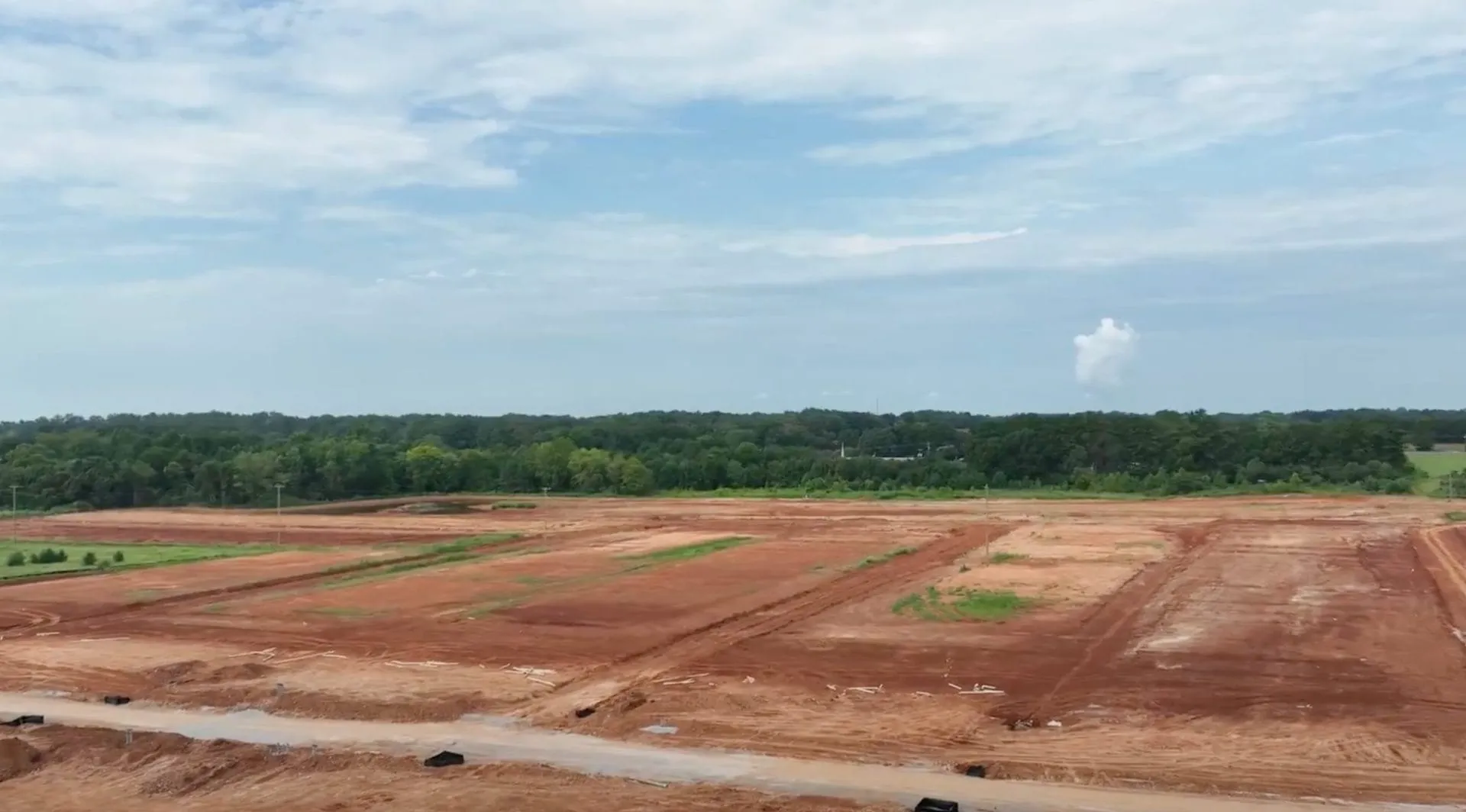 Emma at Arabella Village Phase II: aerial of site work