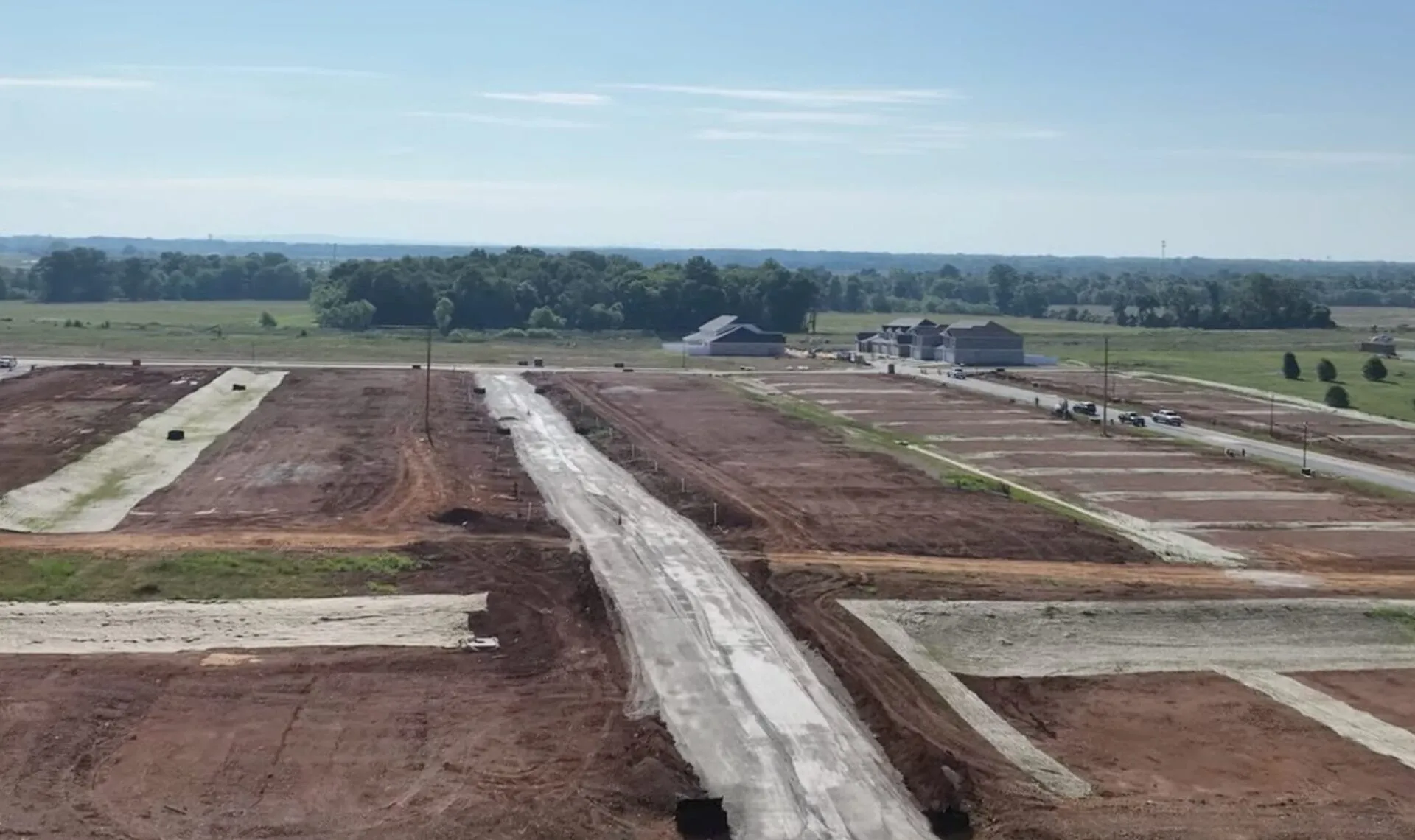 Emma at Arabella Village Phase II: aerial of site work