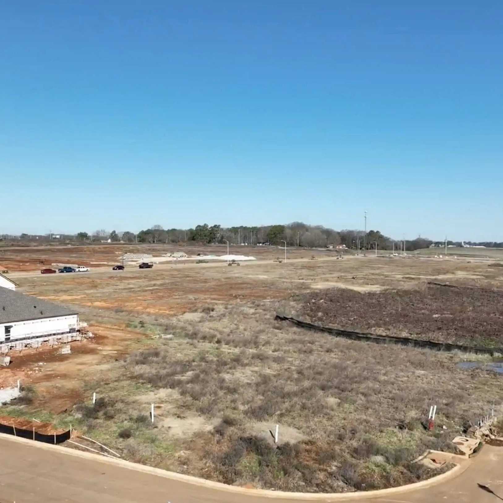 Emma at Arabella Village Phase III: aerial of site work