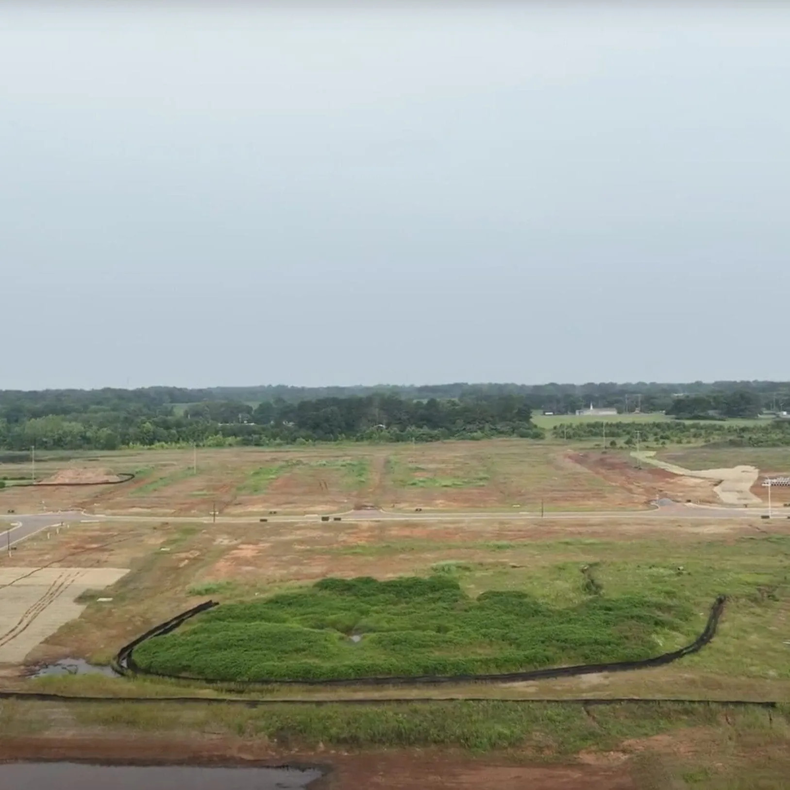 Emma at Arabella Village Phase III: aerial of site work