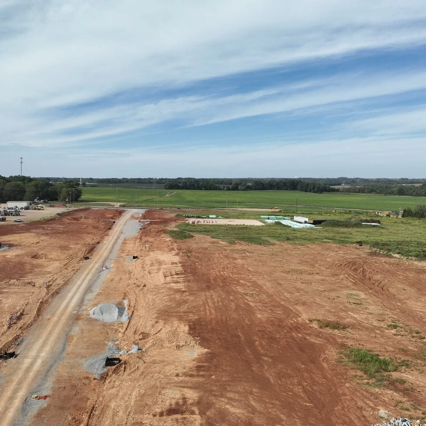 Emma at Arabella Village Phase III: aerial of site work