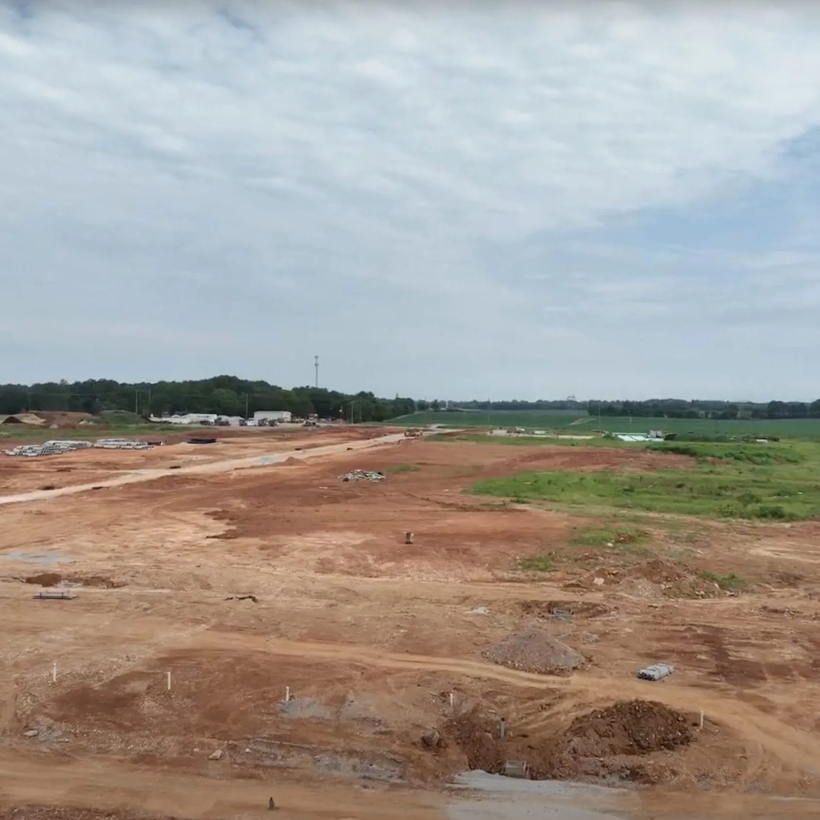 Emma at Arabella Village Phase III: aerial of site work