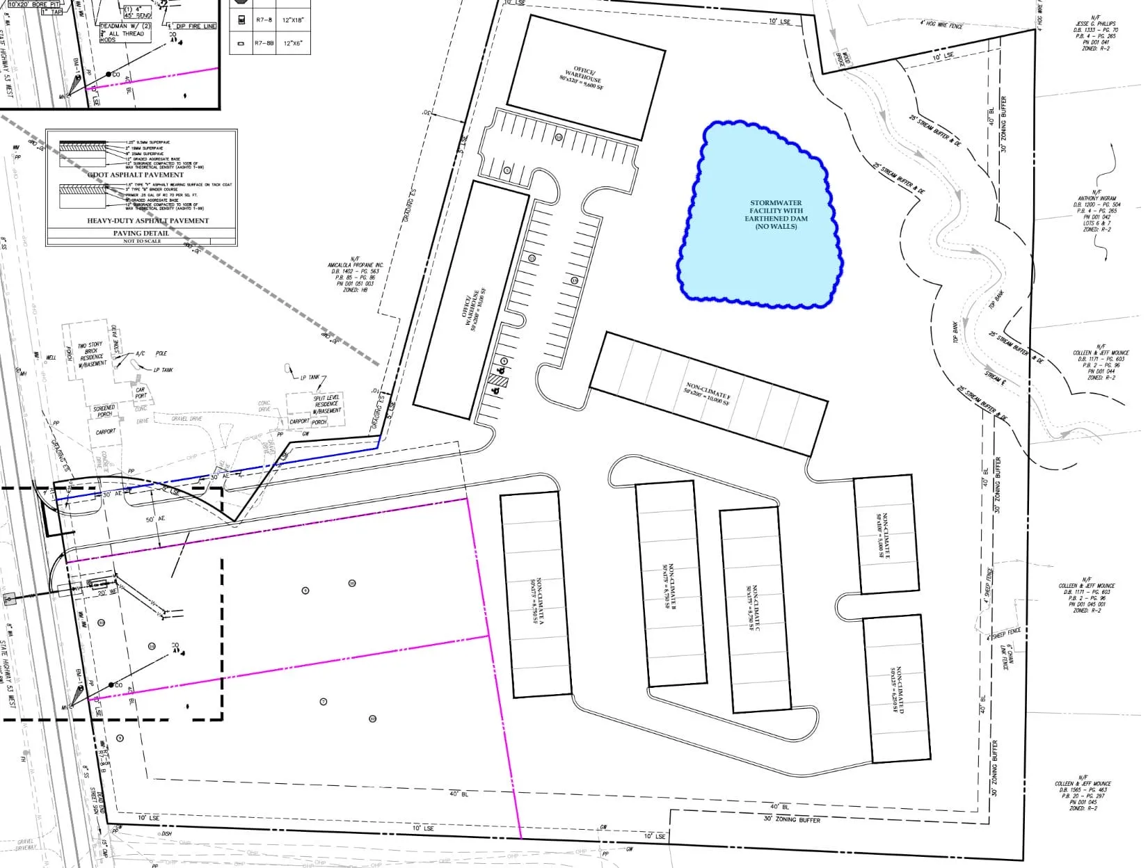 Luxury Motor Condos: site plan